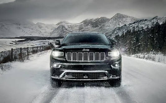 Jeep grand cherokee en clima frío